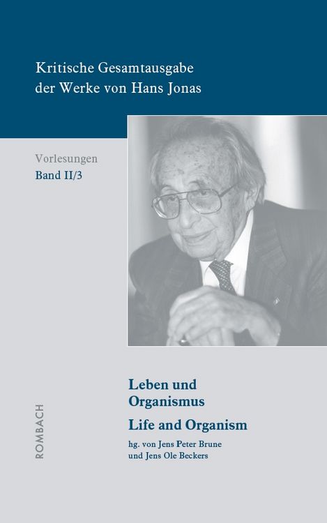 Produktbild: Kritische Gesamtausgabe der Werke von Hans Jonas &ndash; Vorlesungen, Bd. II/3