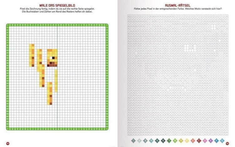 Produktbild: Pixel-Malbuch f&uuml;r Minecrafter &ndash; Noch mehr Monster - 70 Pixel-Ausmalbilder aus der Minecraft-Welt