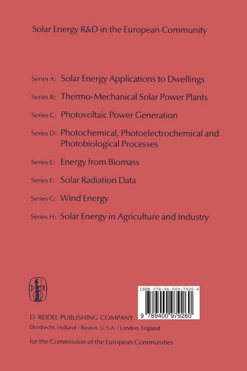 Produktbild: Solar Energy Applications to Dwellings