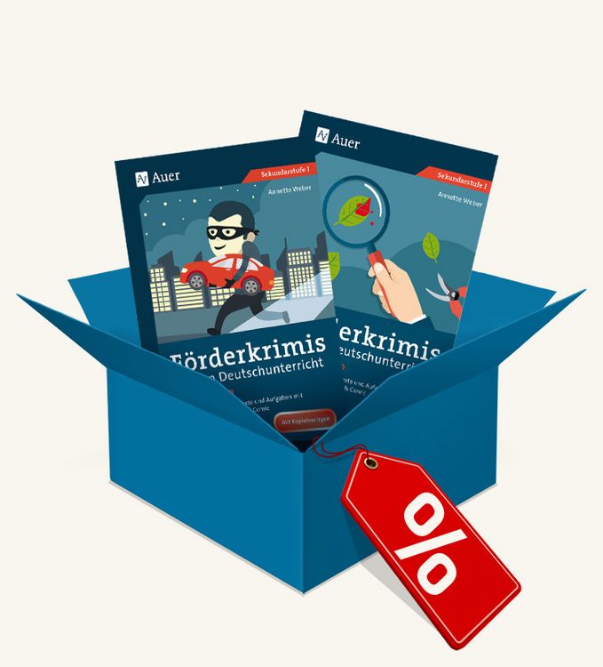 Produktbild: Paket: F&ouml;rderkrimis f&uuml;r den Deutschunterricht Klassen 5-10