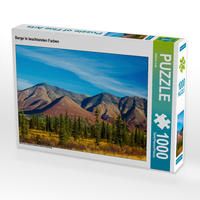 Produktbild: CALVENDO Puzzle Berge in leuchtenden Farben | 1000 Teile Lege-Gr&ouml;&szlig;e 64x48cm Foto-Puzzle f&uuml;r gl&uuml;ckliche Stunden