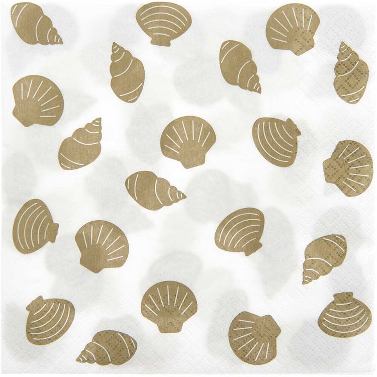 Produktbild: Servietten Muscheln, MIX