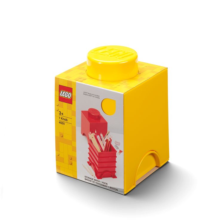 Produktbild: LEGO® Aufbewahrungsstein 1 Noppe Gelb