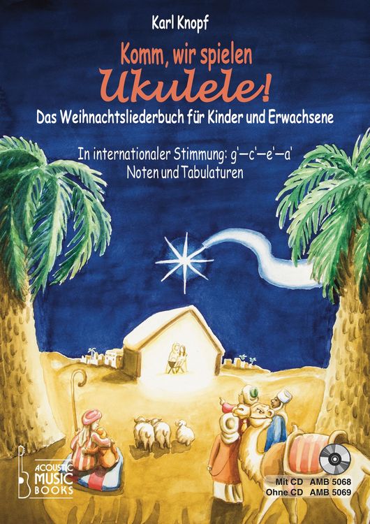 Produktbild: Komm, wir spielen Ukulele! Das Weihnachtsalbum f&uuml;r Kinder und Erwachsene. Ohne CD