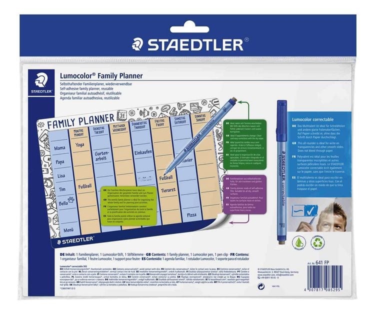 Produktbild: STAEDTLER Schreib- und Zeichbedarf Lumocolor Familienplaner 641
