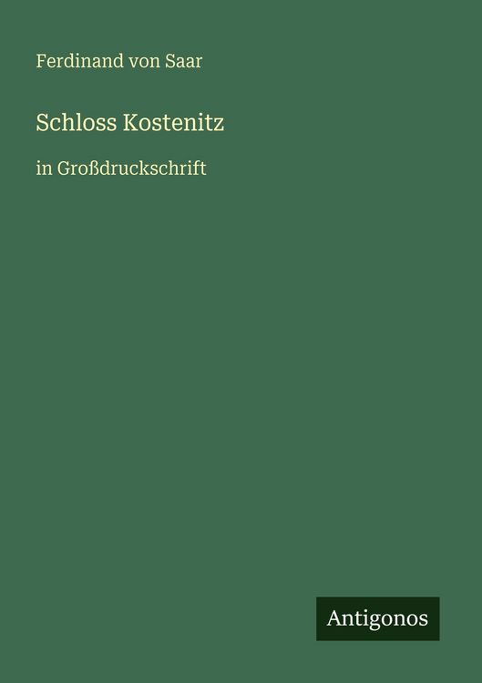 Produktbild: Schloss Kostenitz