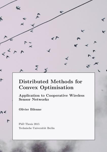 Produktbild: Distributed Methods for Convex Optimisation