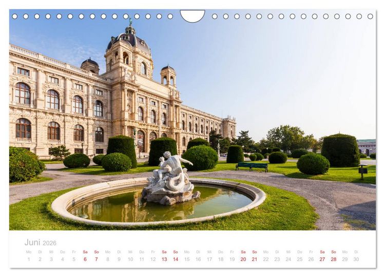 Produktbild: W I E N E R Impressionen (Wandkalender 2026 DIN A4 quer), CALVENDO Monatskalender