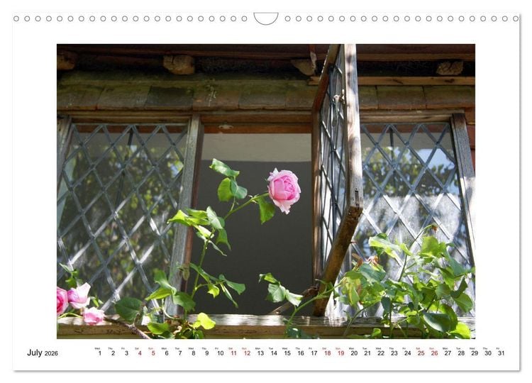 Produktbild: Charming Windows and Doors (Wall Calendar 2026 DIN A3 landscape), CALVENDO 12 Month Wall Calendar