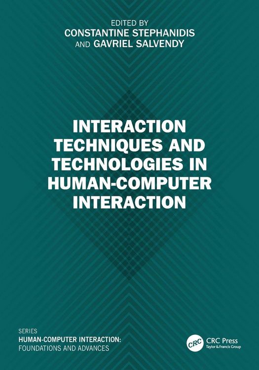 Produktbild: Interaction Techniques and Technologies in Human-Computer Interaction
