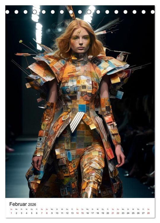Produktbild: Future Couture (Tischkalender 2026 DIN A5 hoch), CALVENDO Monatskalender