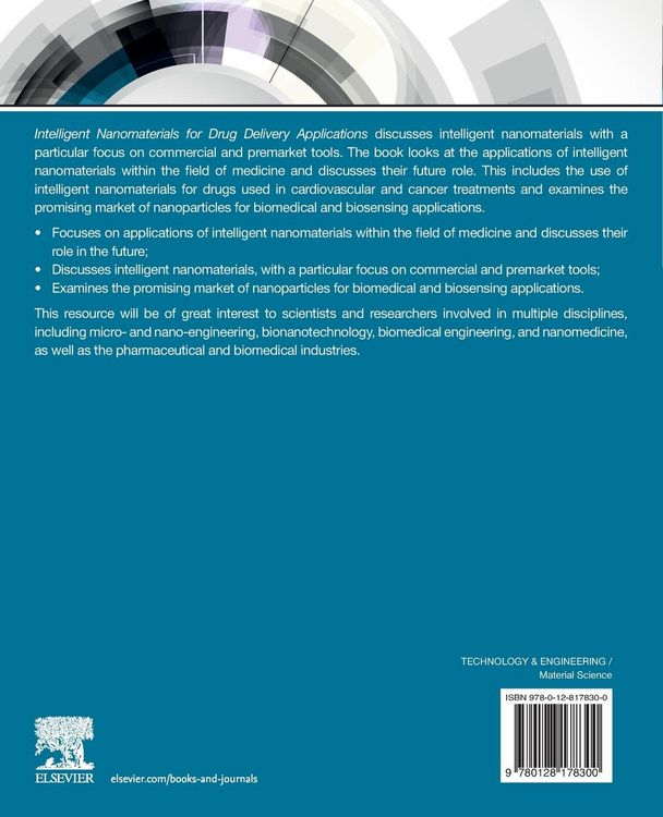 Produktbild: Intelligent Nanomaterials for Drug Delivery Applications