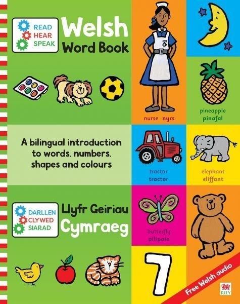 Produktbild: Darllen, Clywed, Siarad: Llyfr Geiriau Cymraeg / Read, Hear, Speak: Welsh Word Book