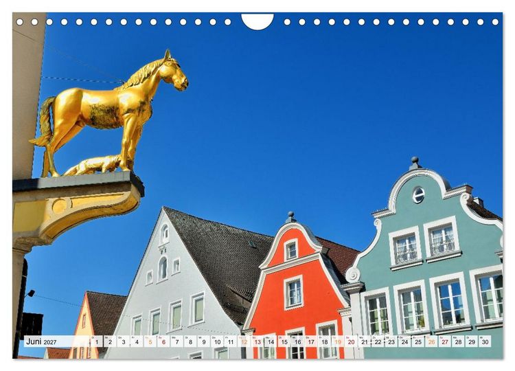 Produktbild: Ellwangen - Jagst im Ostalbkreis (Wandkalender 2027 DIN A4 quer), CALVENDO Monatskalender