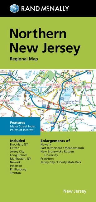 Produktbild: Rand McNally Folded Map: Northern New Jersey Regional Map