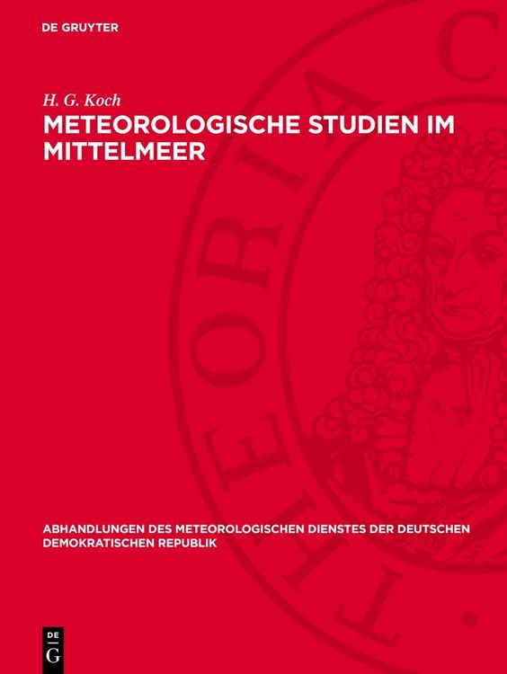 Produktbild: Meteorologische Studien im Mittelmeer