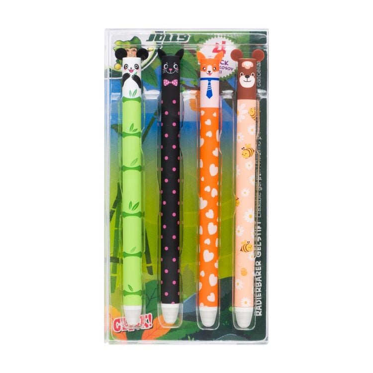Produktbild: JOLLY Gelstifte, Gelstift radierbar, kappenloses Klicksystem - einziehbar, 4er Set