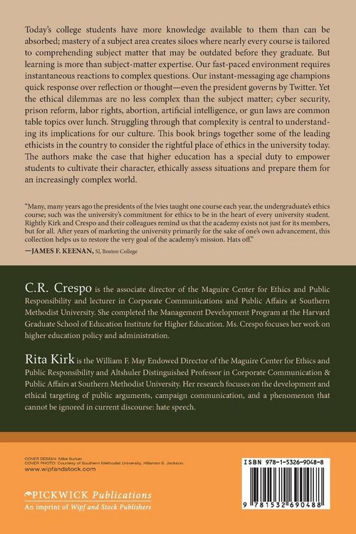 Produktbild: Ethics at the Heart of Higher Education