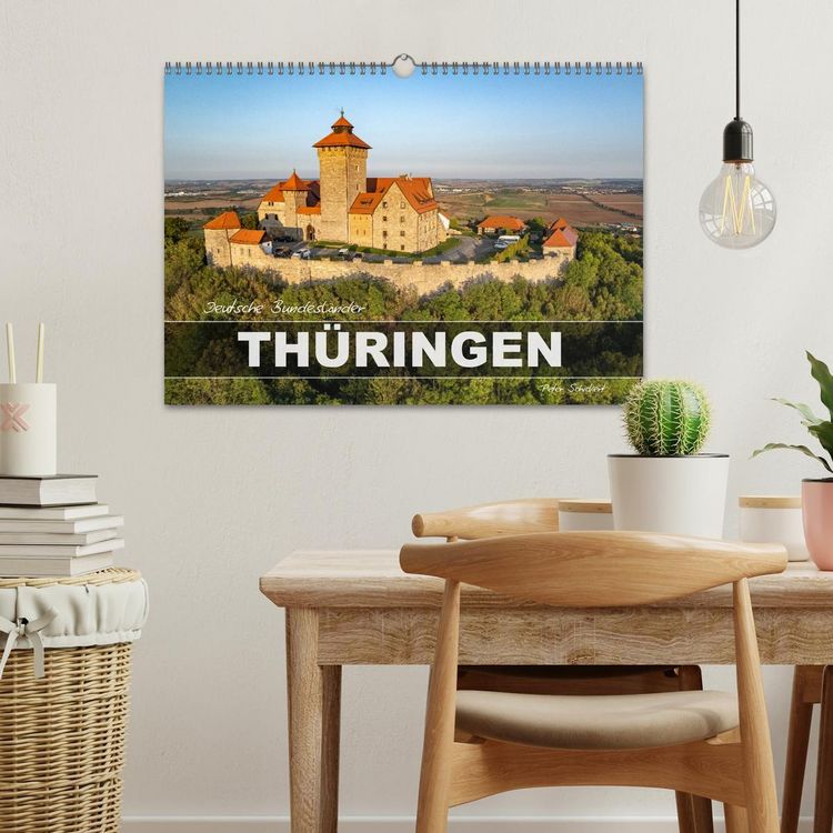 Produktbild: Deutsche Bundesl&auml;nder - Th&uuml;ringen (Wandkalender 2026 DIN A3 quer), CALVENDO Monatskalender