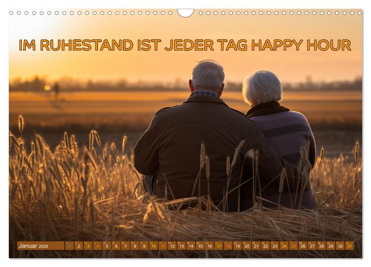 Produktbild: Auf zu neuen Ufern - Ruhestand (Wandkalender 2026 DIN A3 quer), CALVENDO Monatskalender