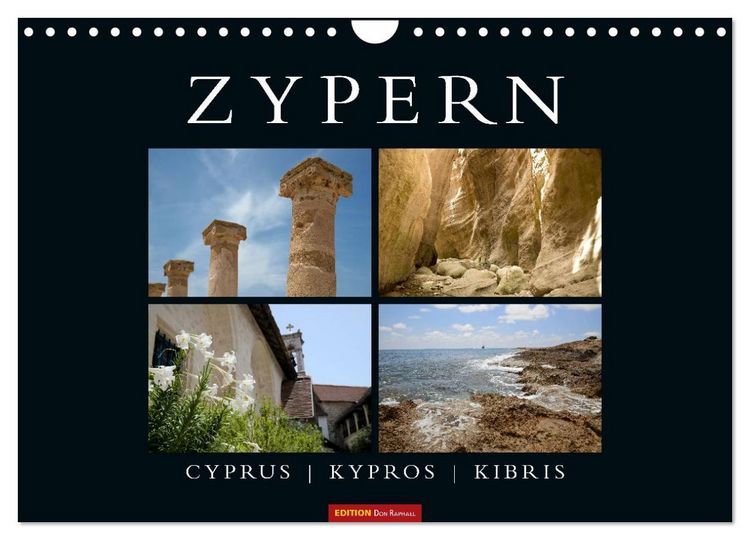 Produktbild: Zypern &ndash; Cyprus &ndash; Kypros (Wandkalender 2026 DIN A4 quer), CALVENDO Monatskalender