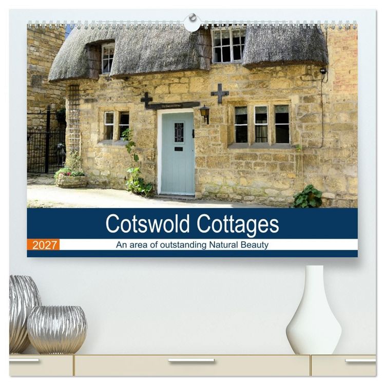 Produktbild: Cotswold Cottages (High Quality Premium Wall Calendar 2027 DIN A2 landscape),CALVENDO 12 Month Wall Calendar