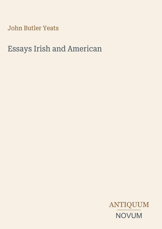 Produktbild: Essays Irish and American