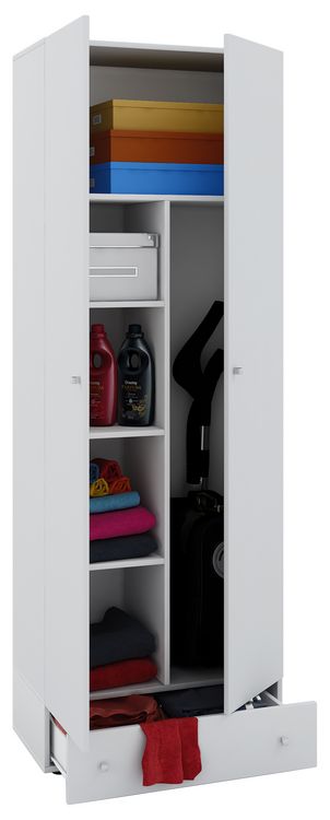 Produktbild: Holz Besenschrank Staubsauger Putzschrank Vandol S