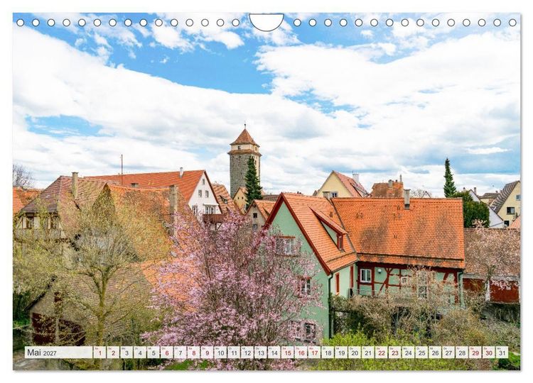 Produktbild: Ein Spaziergang durch Rothenburg ob der Tauber (Wandkalender 2027 DIN A4 quer), CALVENDO Monatskalender