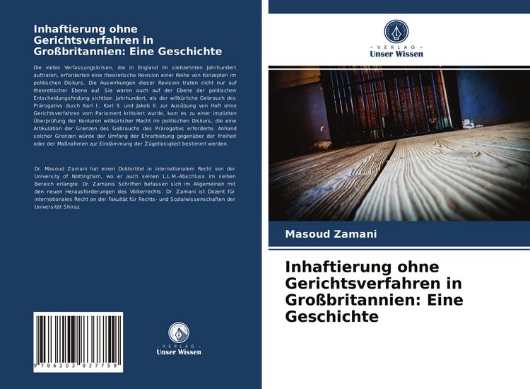 Produktbild: Inhaftierung ohne Gerichtsverfahren in Gro&szlig;britannien: Eine Geschichte
