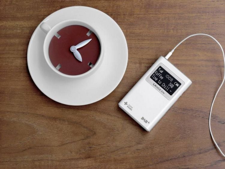 Produktbild: Sangean DPR-39 Taschenradio DAB+, UKW Wei&szlig;