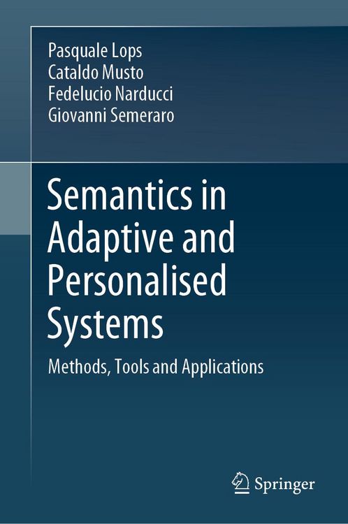 Produktbild: Semantics in Adaptive and Personalised Systems
