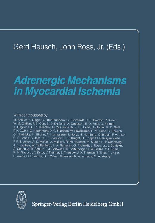 Produktbild: Adrenergic Mechanisms in Myocardial Ischemia