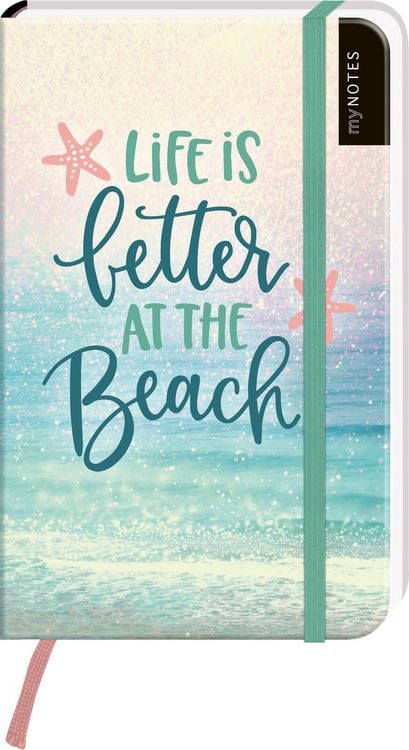 Produktbild: MyNOTES Notizbuch A6: Life is better at the beach