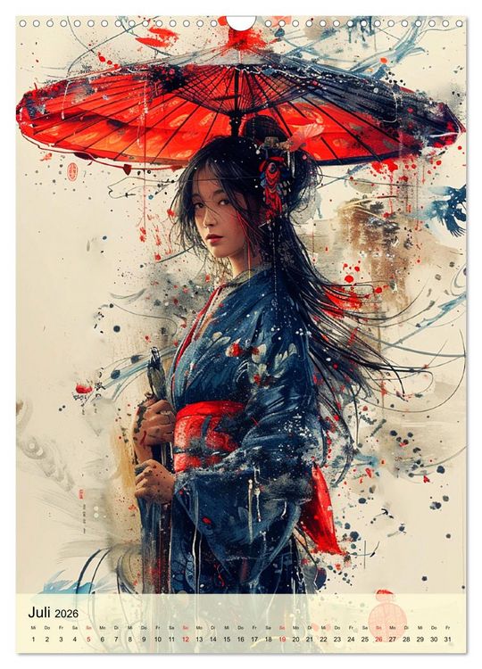 Produktbild: Geishas. Japans traditionelle und faszinierende Kultur (Wandkalender 2026 DIN A3 hoch), CALVENDO Monatskalender