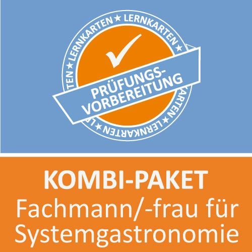 Produktbild: Kombi-Paket Fachmann f&uuml;r Systemgastronomie Lernkarten