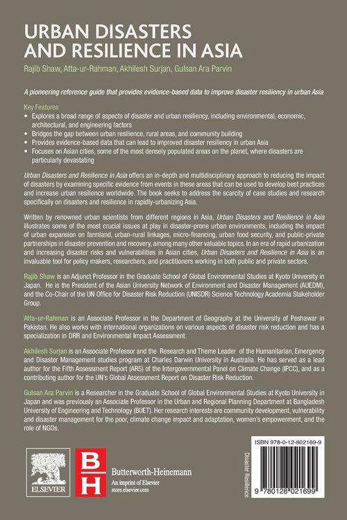 Produktbild: Urban Disasters and Resilience in Asia