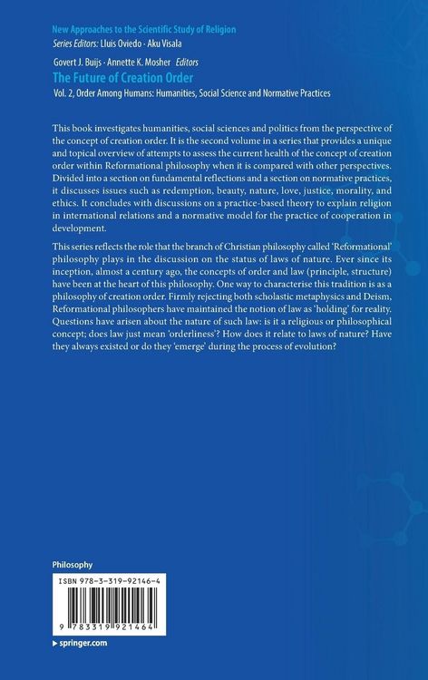Produktbild: The Future of Creation Order