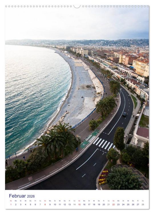 Produktbild: Nizza &ndash; Cote d'Azur 2026 (Wandkalender 2026 DIN A2 hoch), CALVENDO Monatskalender