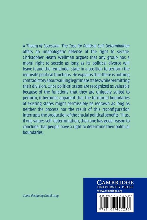 Produktbild: A Theory of Secession