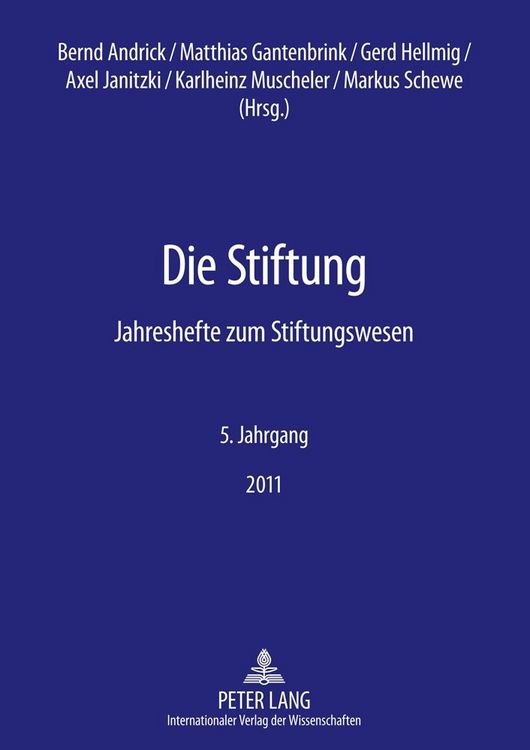 Produktbild: Die Stiftung