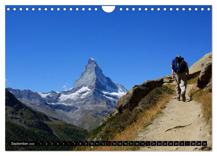 Produktbild: Und ewig lockt das Matterhorn (Wandkalender 2026 DIN A4 quer), CALVENDO Monatskalender