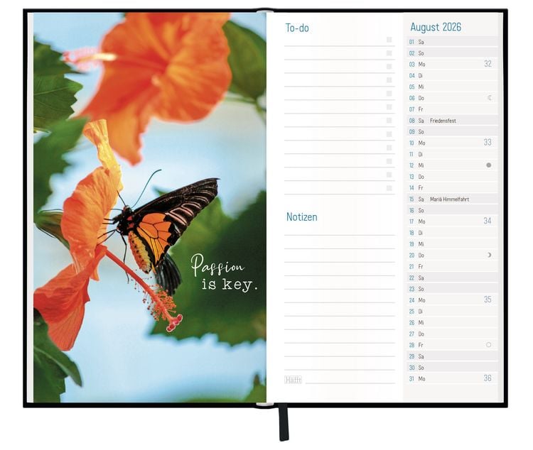 Produktbild: H&auml;fft-Timer slim - Jugendkalender 26/27
