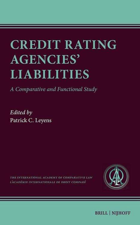 Produktbild: Credit Rating Agencies' Liabilities