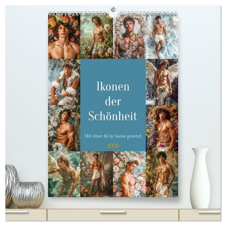 Produktbild: Ikonen der Sch&ouml;nheit (hochwertiger Premium Wandkalender 2026 DIN A2 hoch), Kunstdruck in Hochglanz