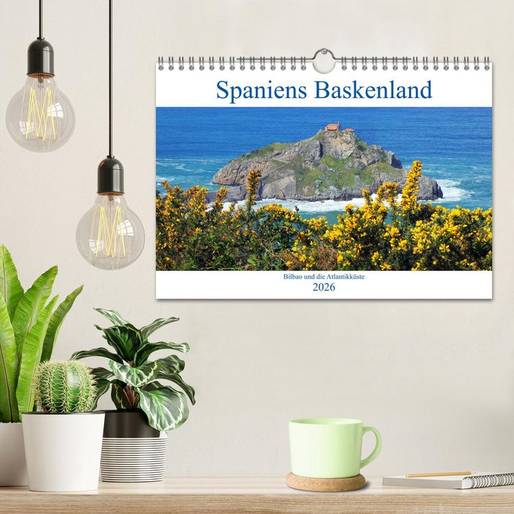 Produktbild: Spaniens Baskenland (Wandkalender 2026 DIN A4 quer), CALVENDO Monatskalender