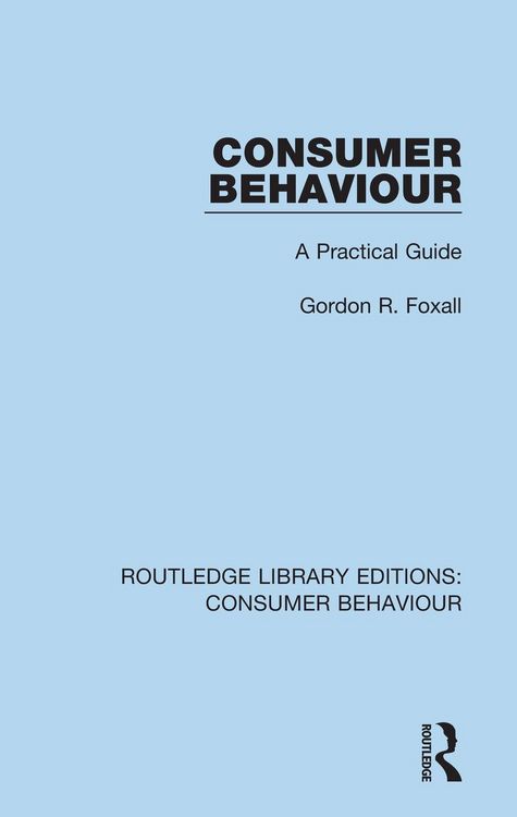 Produktbild: Consumer Behaviour (RLE Consumer Behaviour)