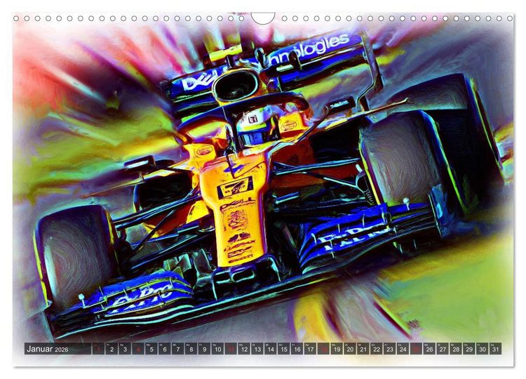 Produktbild: Faszinierende Formel 1 (Wandkalender 2026 DIN A3 quer), CALVENDO Monatskalender