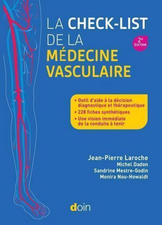 Produktbild: La check-list de la m&eacute;decine vasculaire (2e&eacute;dition)