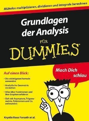 Produktbild: Grundlagen der Analysis f&uuml;r Dummies
